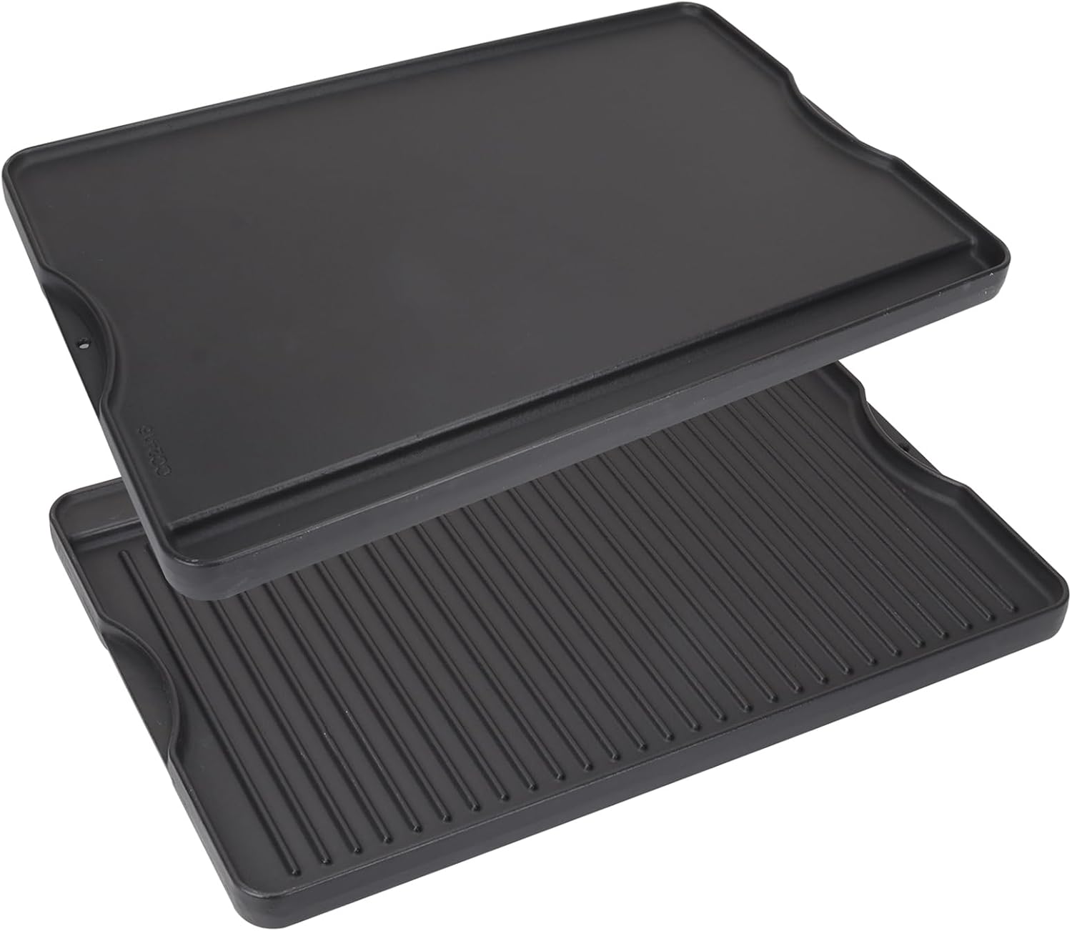 16" x 24" Large Cast Iron Flat Top Griddle Plate for Gas Grill and Oven - Reversible Pre-Seasoned Griddle Pan for Outdoor Cooking