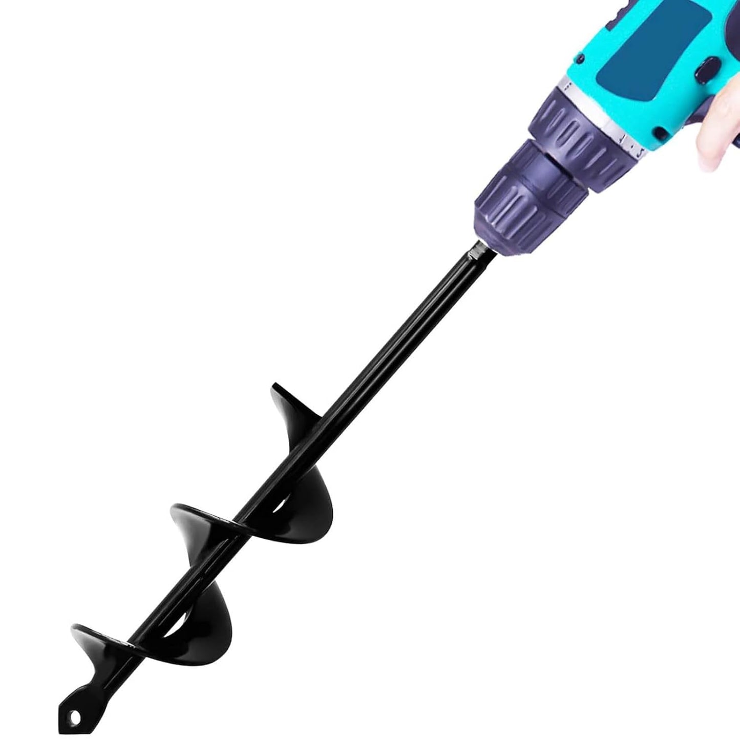 1.6x9 Inch Garden Auger Drill Bit for Planting Bulbs & Plants with 3/8" Hex Drive Drill - Ideal Tool for Tulips & Bedding Plants