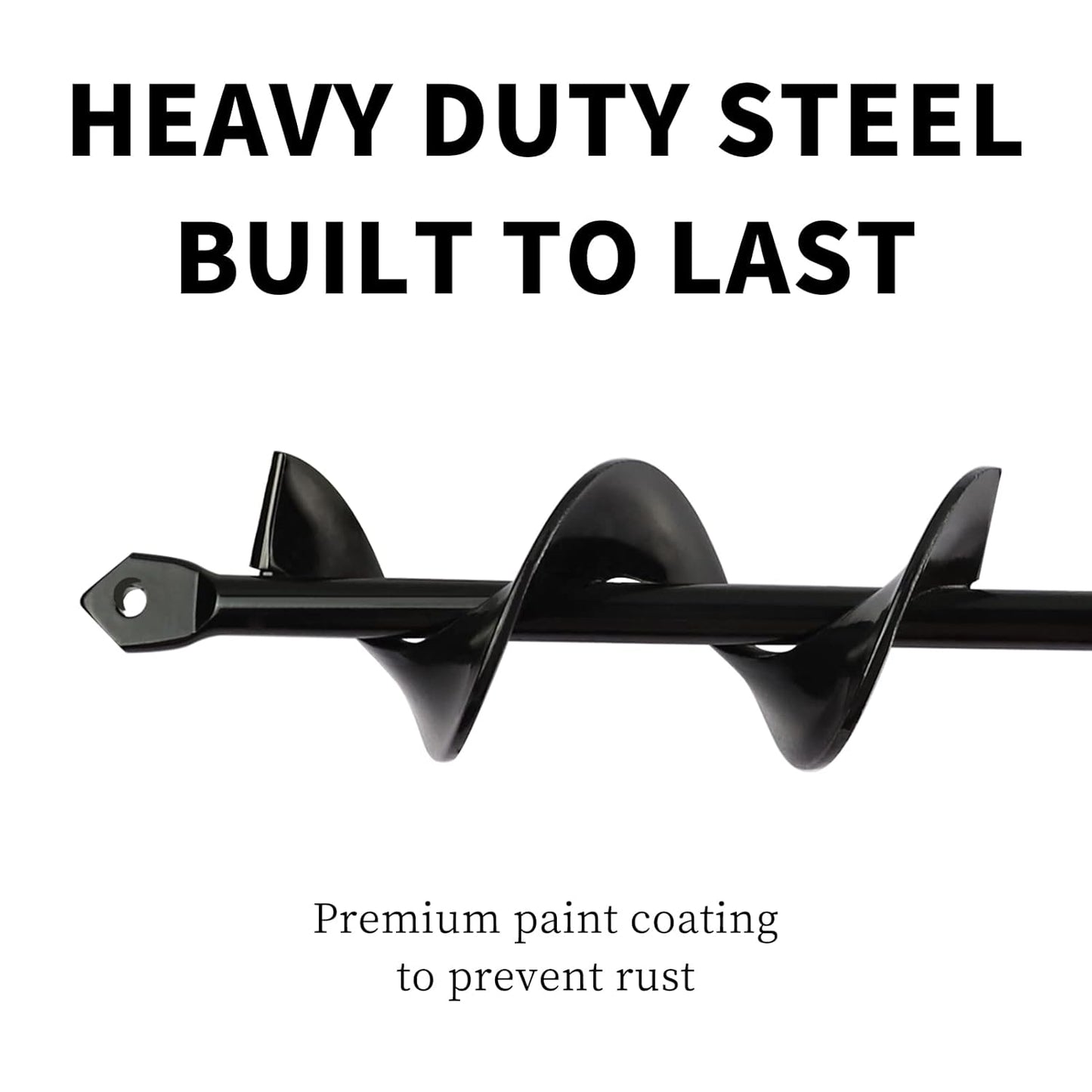 1.6x9 Inch Garden Auger Drill Bit for Planting Bulbs & Plants with 3/8" Hex Drive Drill - Ideal Tool for Tulips & Bedding Plants