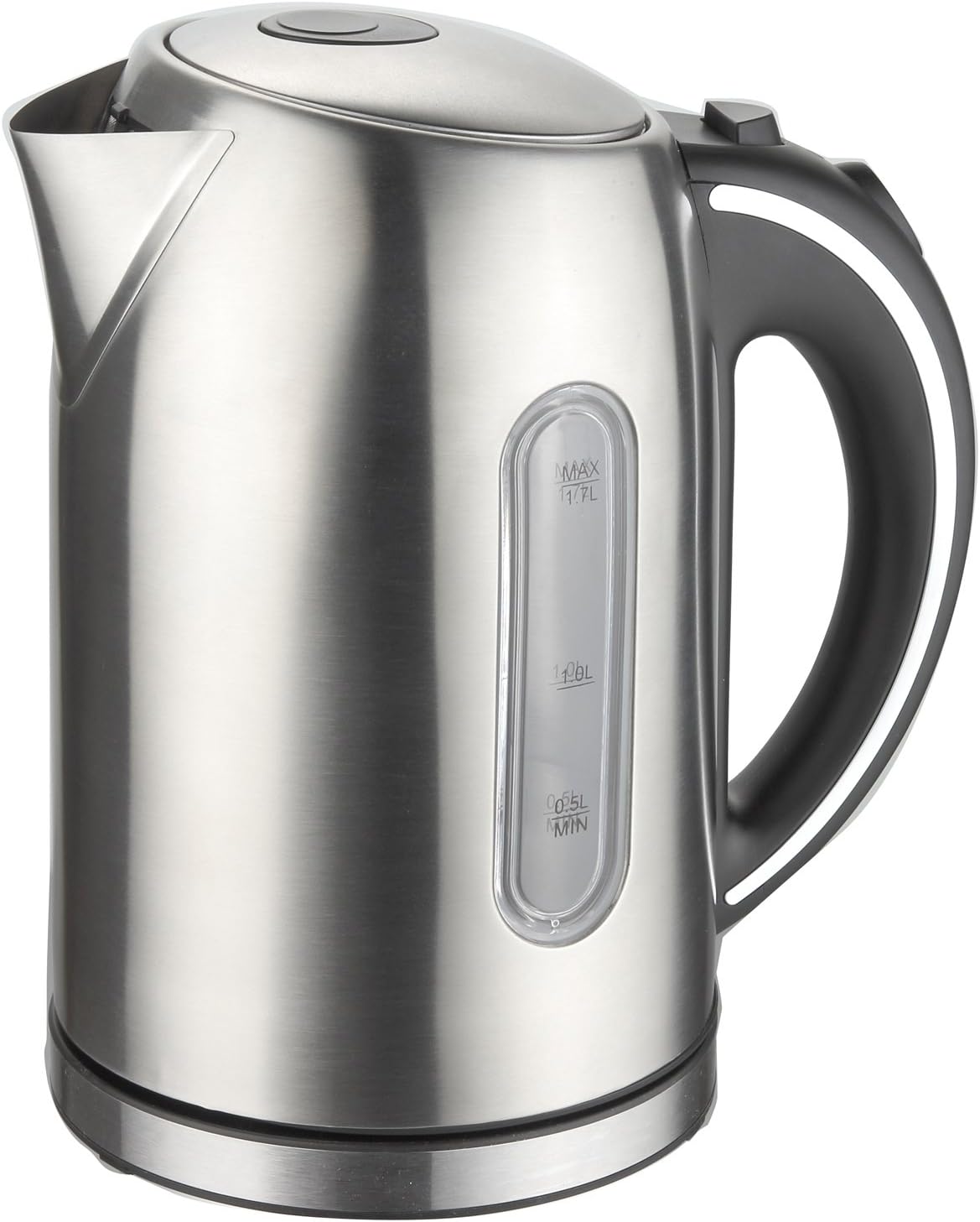 1.7L Megachef Silver Electric Kettle with Fast Boil Technology