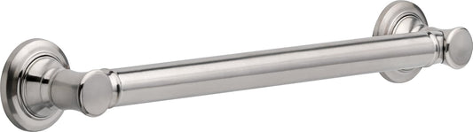 18" BrassCraft Delta Faucet 41618-SS Traditional Grab Bar in Brilliance Stainless Steel - Sturdy Bathroom Safety Bar