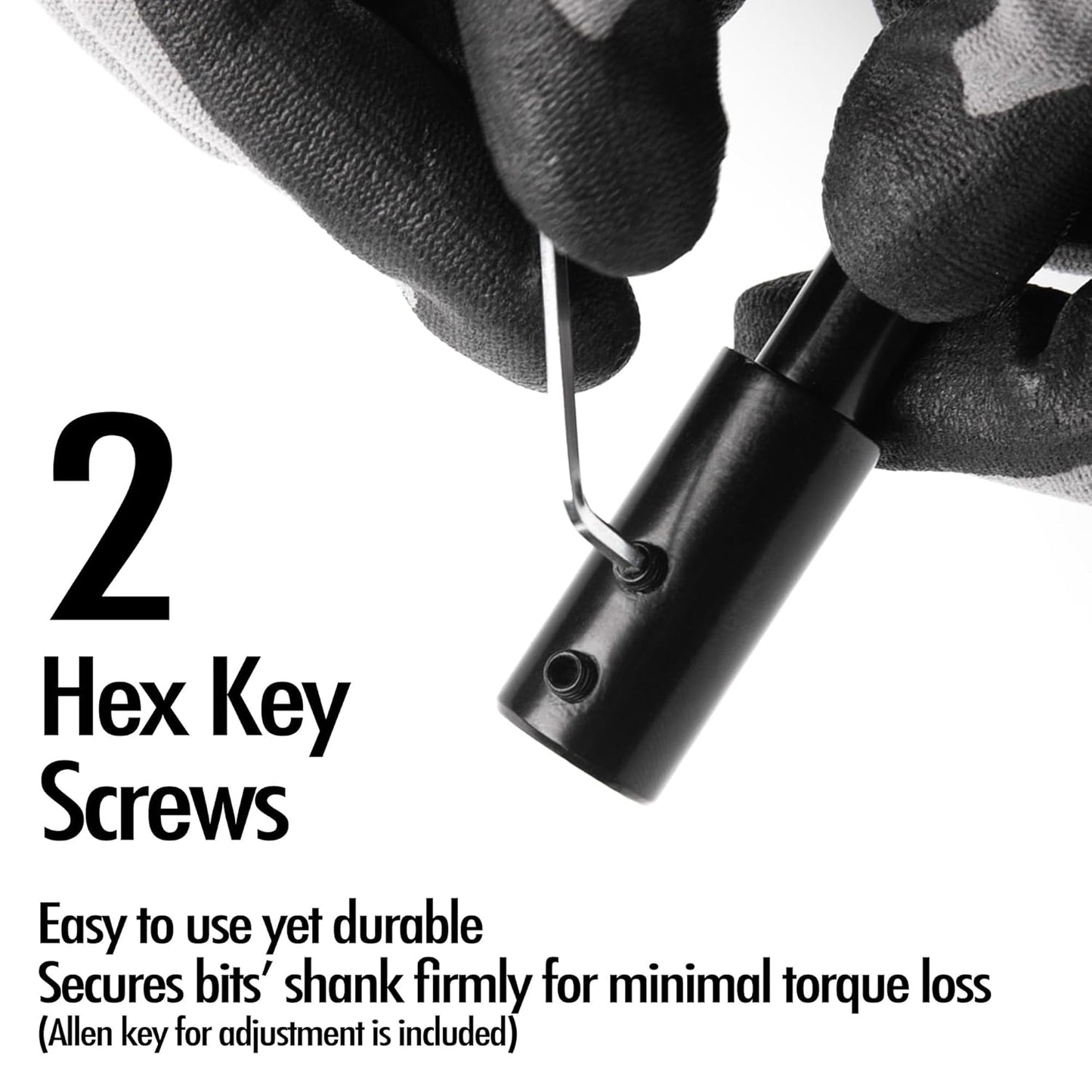 18" Forstner Bit Extension for 3/8" Shank, Hole Saw Chuck Extender for Extra Drilling Depth