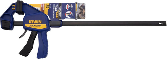 18-Inch IRWIN QUICK-GRIP Bar Clamp, One-Handed Operation, Medium-Duty Strength