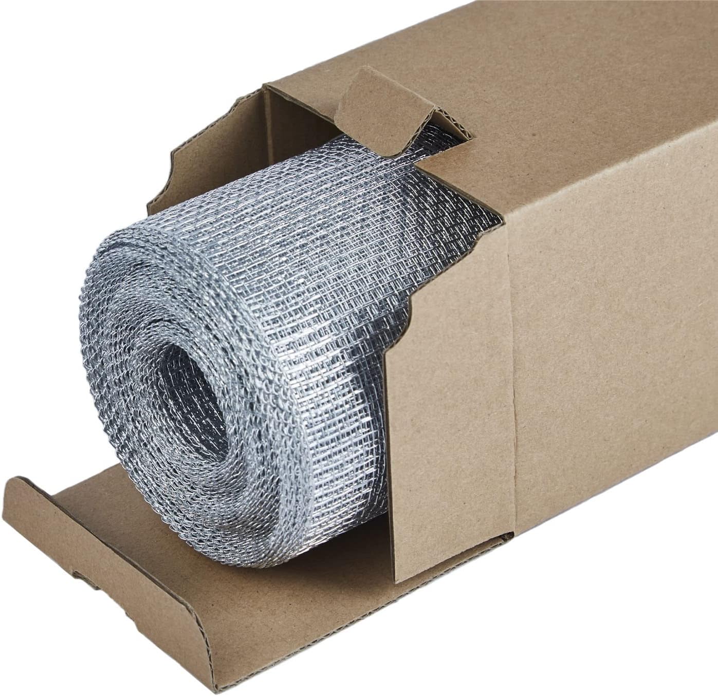 1/8 inch Mesh Hardware Cloth Roll 36in. x 10ft. - 27 Gauge Galvanized Wire Mesh for Bee Screen, Chicken Coops, Craft Projects