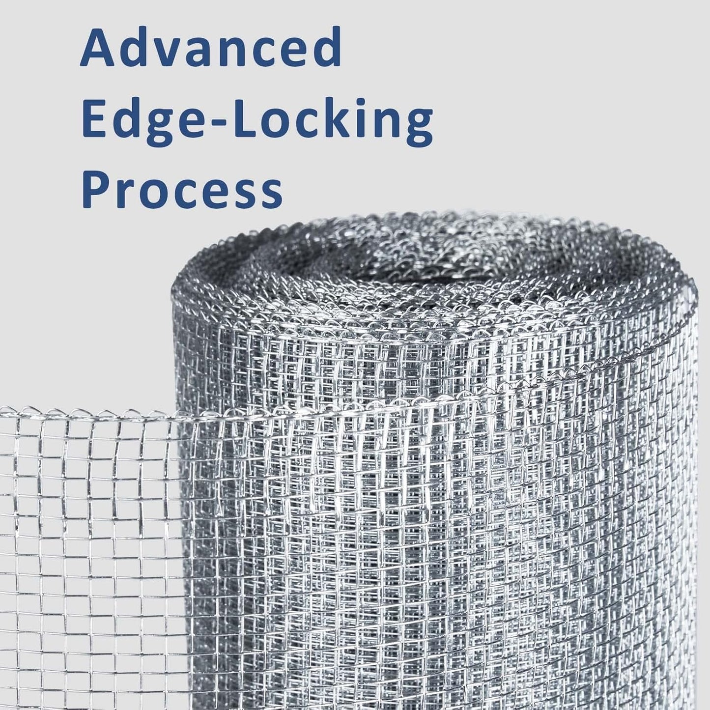 1/8 inch Mesh Hardware Cloth Roll 36in. x 10ft. - 27 Gauge Galvanized Wire Mesh for Bee Screen, Chicken Coops, Craft Projects