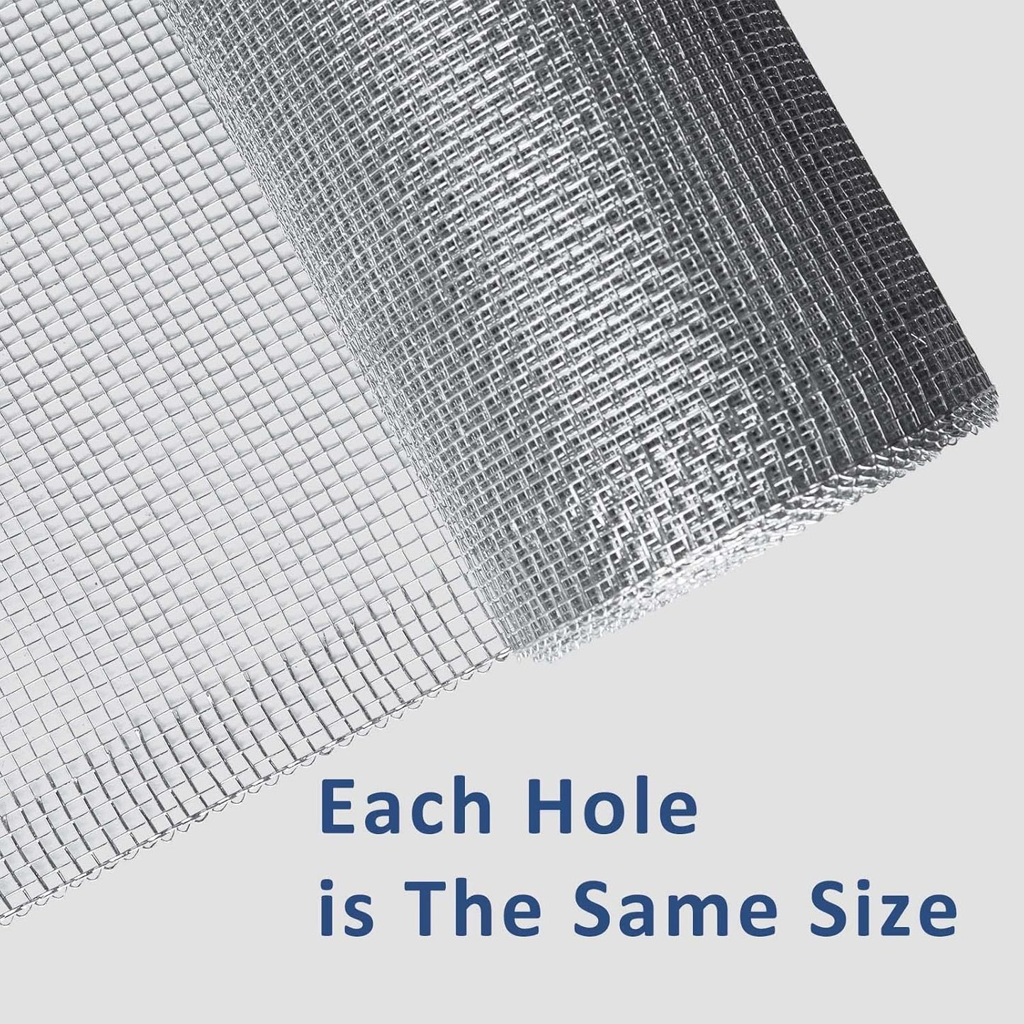 1/8 inch Mesh Hardware Cloth Roll 36in. x 10ft. - 27 Gauge Galvanized Wire Mesh for Bee Screen, Chicken Coops, Craft Projects