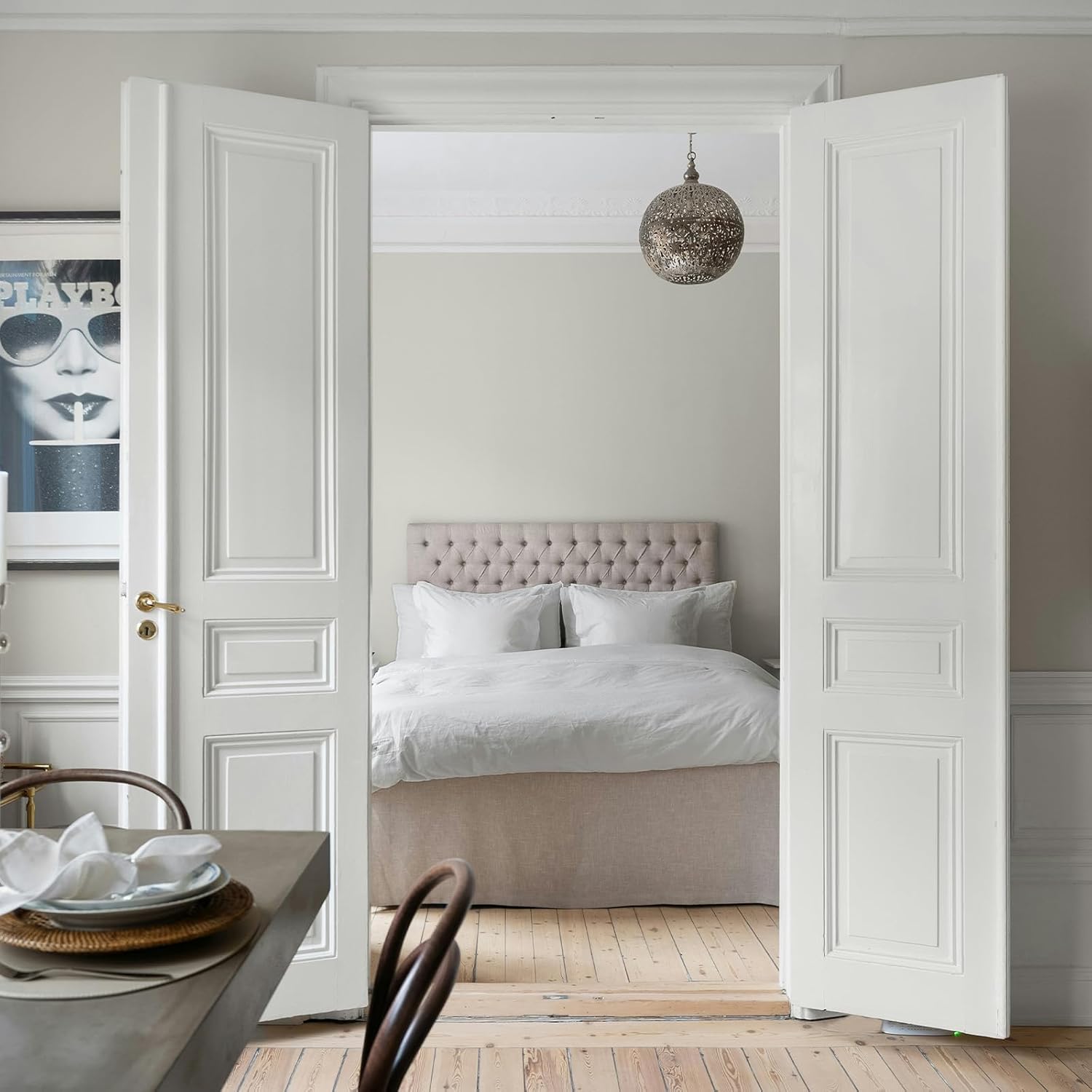 18-Pack Goldenwarm 3.5" Polished Brass Door Hinges - 3.5x3.5" with 5/8" Radius Corners - Bright Gold Interior Hardware