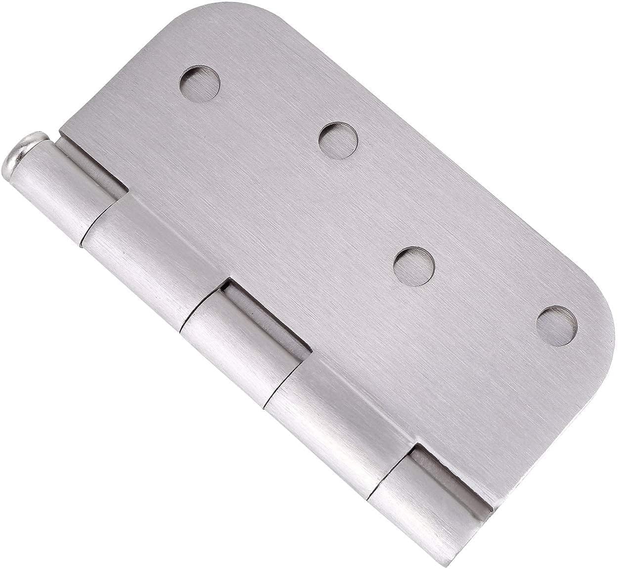 18 Pack of 4 Inch Satin Nickel Finish Door Hinges for Residential & Commercial Use with Reversible Design