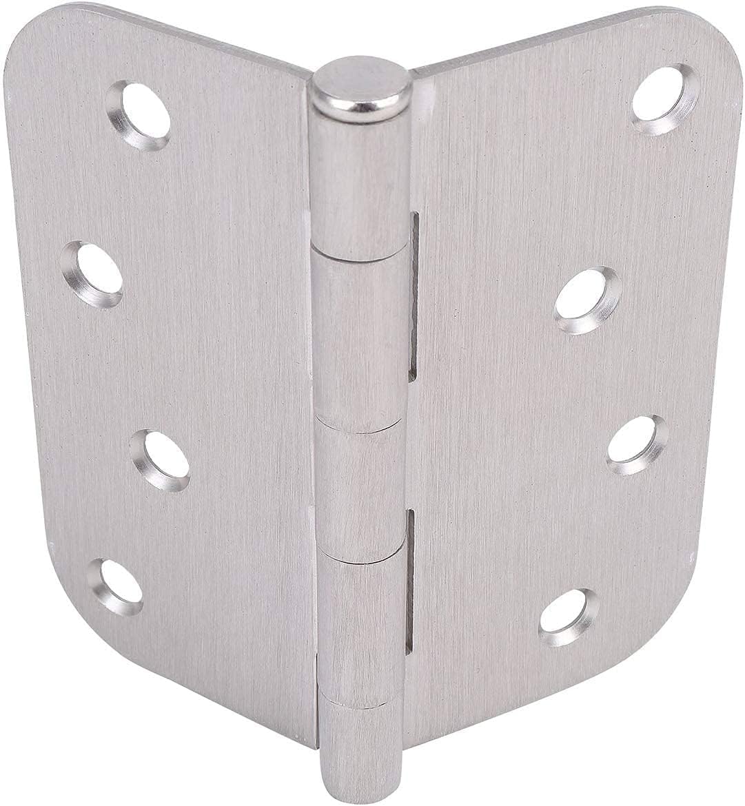 18 Pack of 4 Inch Satin Nickel Finish Door Hinges for Residential & Commercial Use with Reversible Design