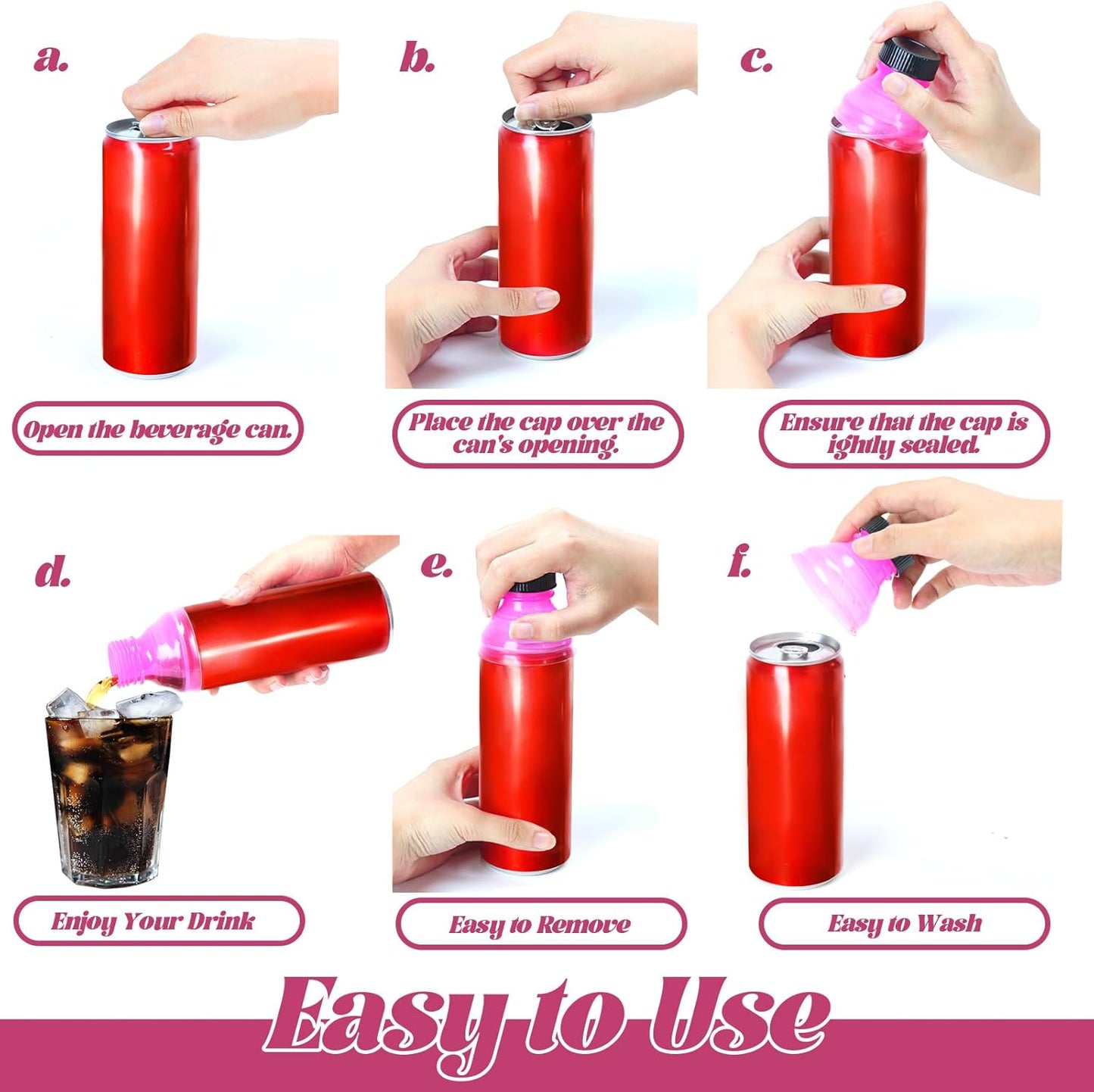 18 PCS Colorful Clear Soda Can Lids - Reusable Bottle Fizz Caps for Beer, Soda, and Drinks - Preserve Freshness and Carbonation - Ideal for Picnics and Parties