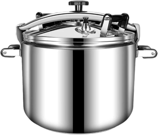 18 Quart Stainless Steel Pressure Cooker for Commercial Use - Large Canning Pot for Industry, 18qt