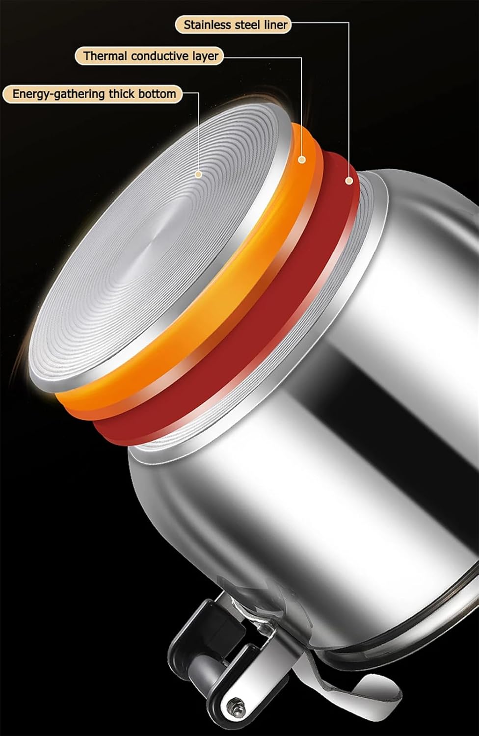 18 Quart Stainless Steel Pressure Cooker for Commercial Use - Large Canning Pot for Industry, 18qt