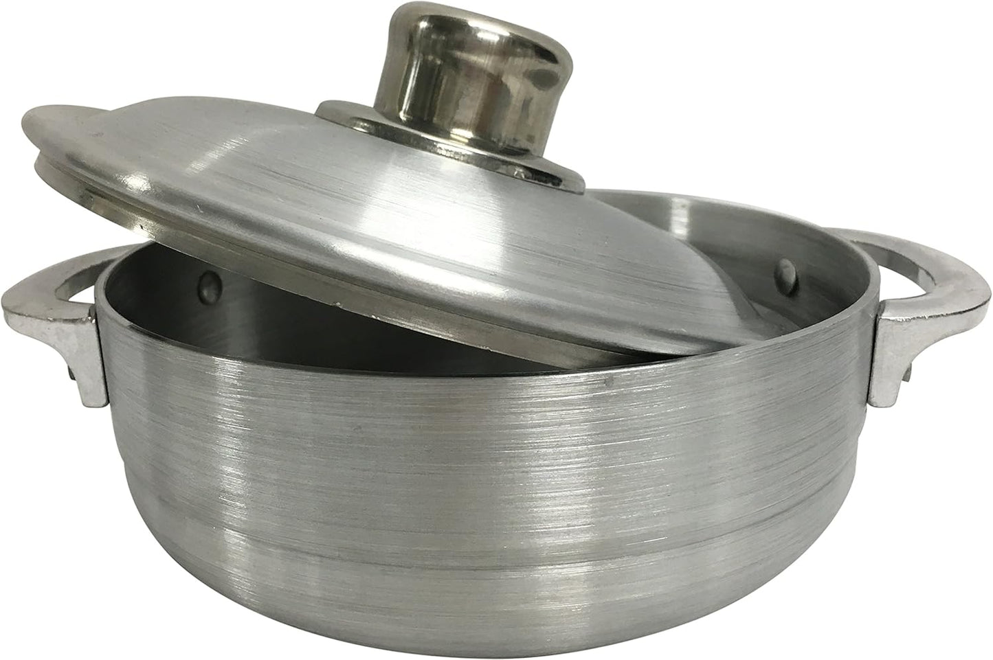 1.8 Quart Wee's Beyond Heavy Gauge Caldero Dutch Oven with Aluminum Lid in Silver - Durable and Versatile Pot