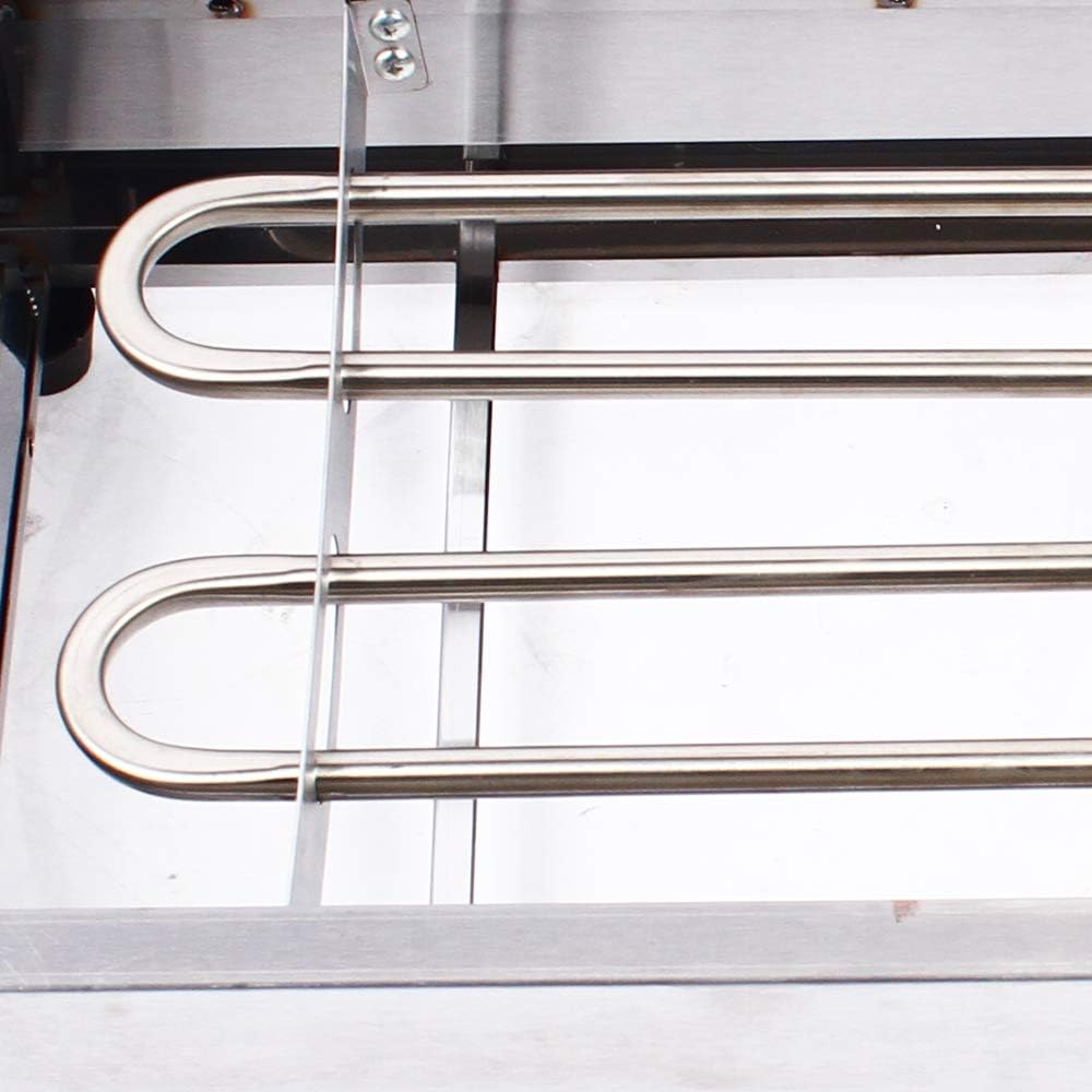 1800W Commercial Electric Grill Smokeless Grill with Adjustable Temperature - Stainless Steel BBQ Cooking Griddle for Families, Barbecue Stores, & Restaurants