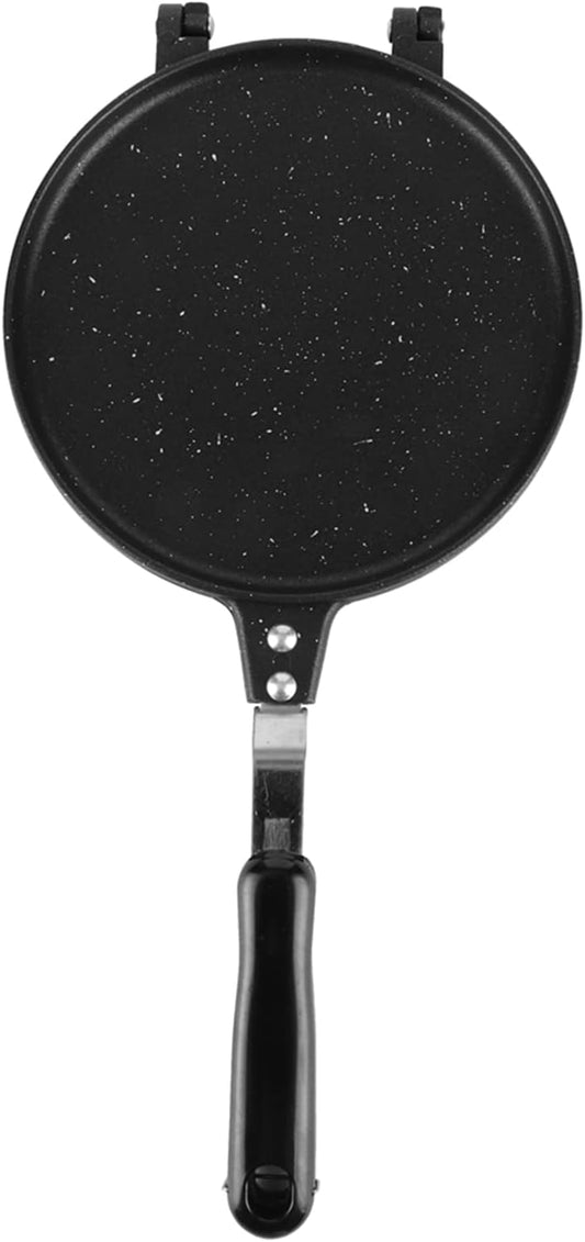 18cm Round Pancake Maker Non-Stick Waffle Baking Pan - Aluminum Alloy Ice Cream Cone Egg Rolls Kitchen Tool