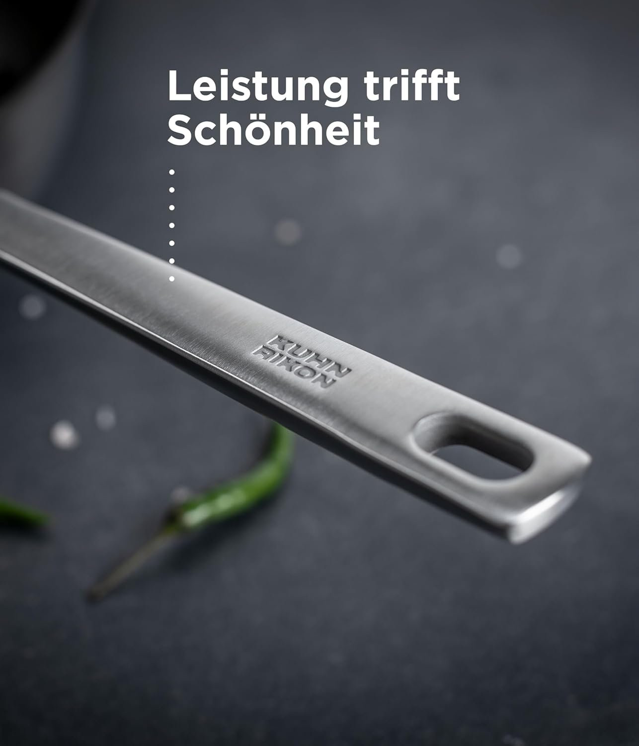 18cm/2.5L KUHN RIKON Fiveply Stainless Steel Saucepan with Lid - Oven & Dishwasher Safe, Induction Cookware