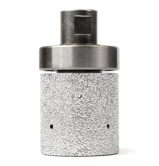 2" Diamond Drum Wheel Vacuum Brazed Grinding Sanding Wheel for Stone Sink Hole Edge - 5/8-11 Thread