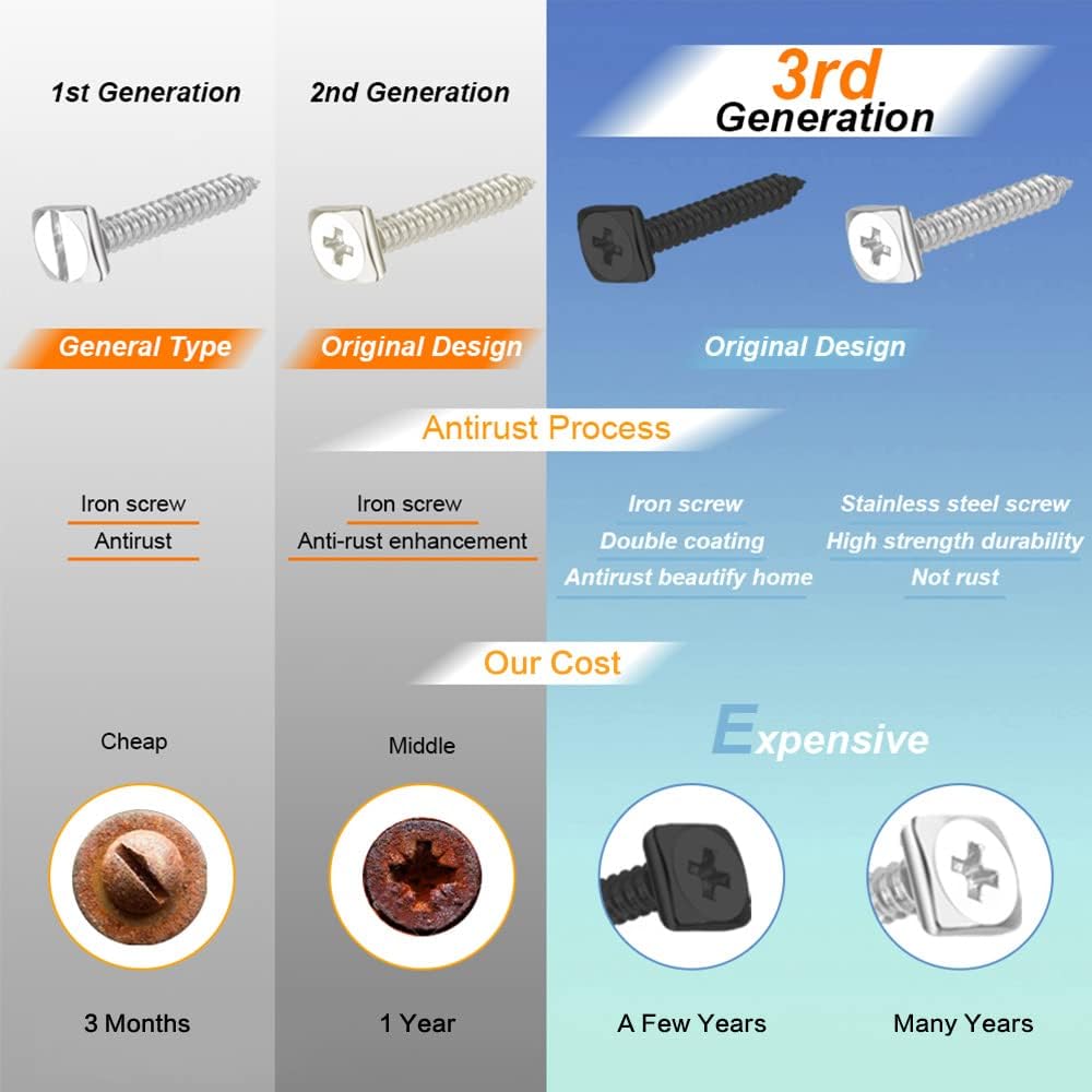 2" HeavenBird Barn Door Lock with 5 Keys - Double Sided Fence Gate Latch for Wooden Garden Gate, Right & Left Door