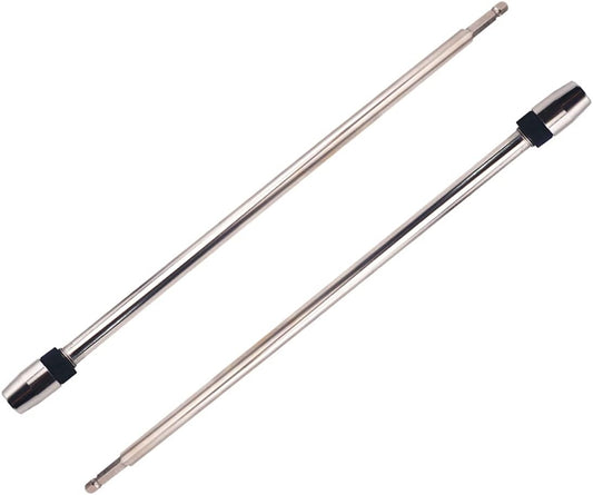 2-Pack 300mm Magnetic Bit Holder Extension Bar for Screws, Nuts, Drill - 1/4" Hex Shank Adapter for Hand-held Driver