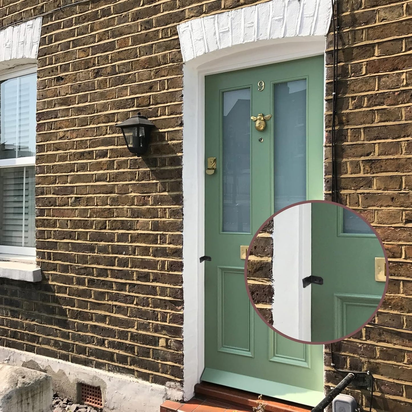 2 Pack 90 Degree Stainless Steel Padlock Hasp Lock with Screws - Black, Ideal for Security Gate and Barn Door