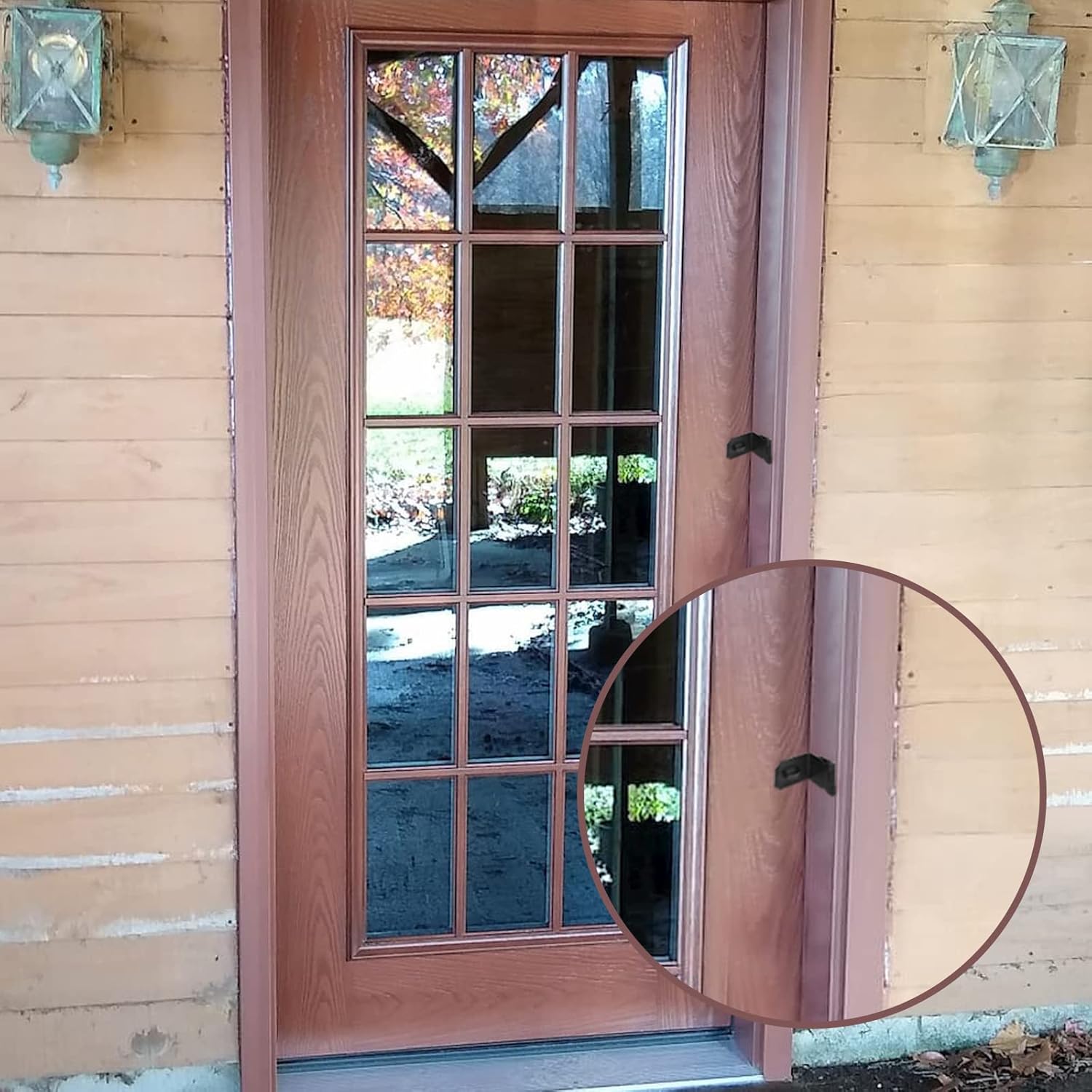 2 Pack 90 Degree Stainless Steel Padlock Hasp Lock with Screws - Black, Ideal for Security Gate and Barn Door