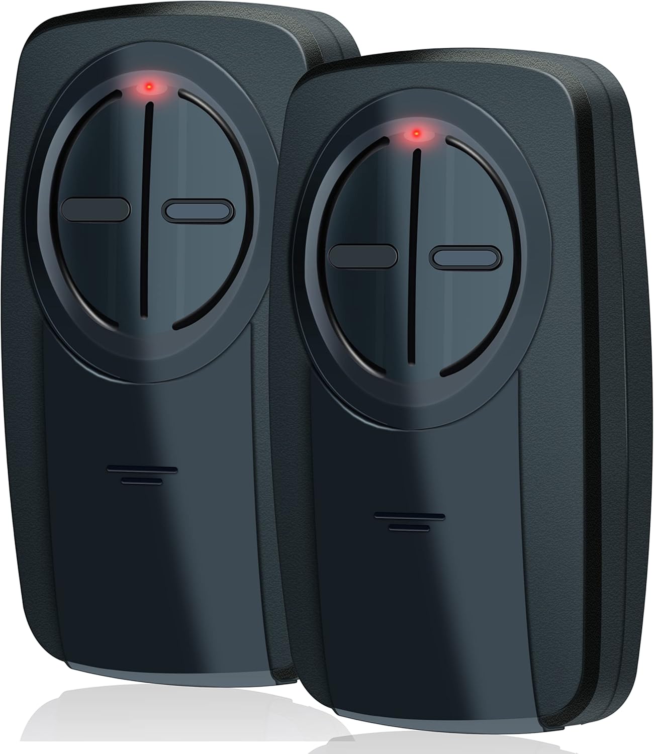 2-Pack ASONPAO KLIK5U-BK2 Clicker Universal Chamberlain Garage Door Opener Remote with 3-Year Warranty