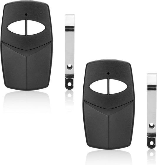 2-Pack Cooouds MCS412001 2-Channel Multi-Code Gate Remote Control 300Mhz for 4120 Garage Door Opener - Replaces 3089 308911 - 10 Code Transmitter - 300Mhz