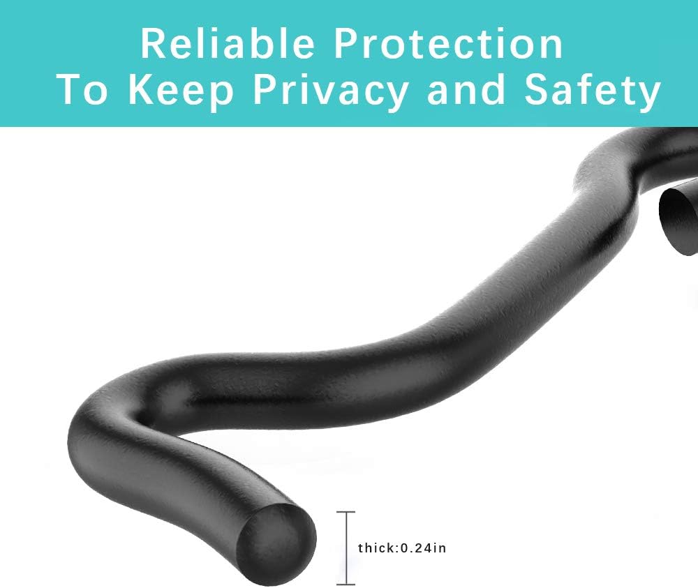 2 Pack CRANACH Barn Door Lock Gate Latch - Heavy Duty 4 Inch Black Hook and Eye Latch for Sliding Doors, Windows, Cabinets, and More