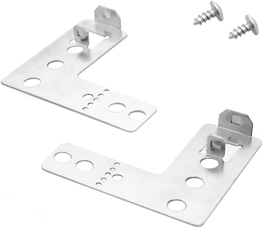 2 Pack Dishwasher Mounting Bracket 170664 for Bosch & Kenmore Elite - Replaces BSH170664 & BSH00170664