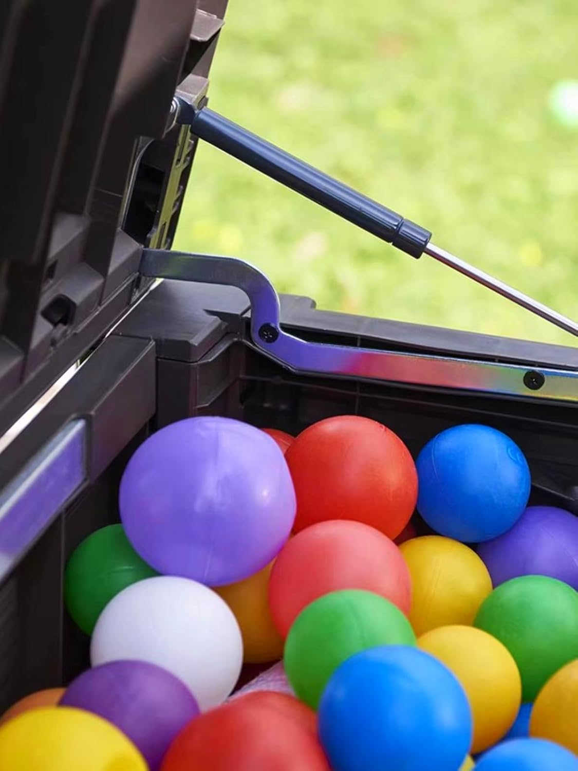 2-Pack Gas Strut Lid Support Hinges for Keter Deck Box - Replacement Parts for Keter Storage Box