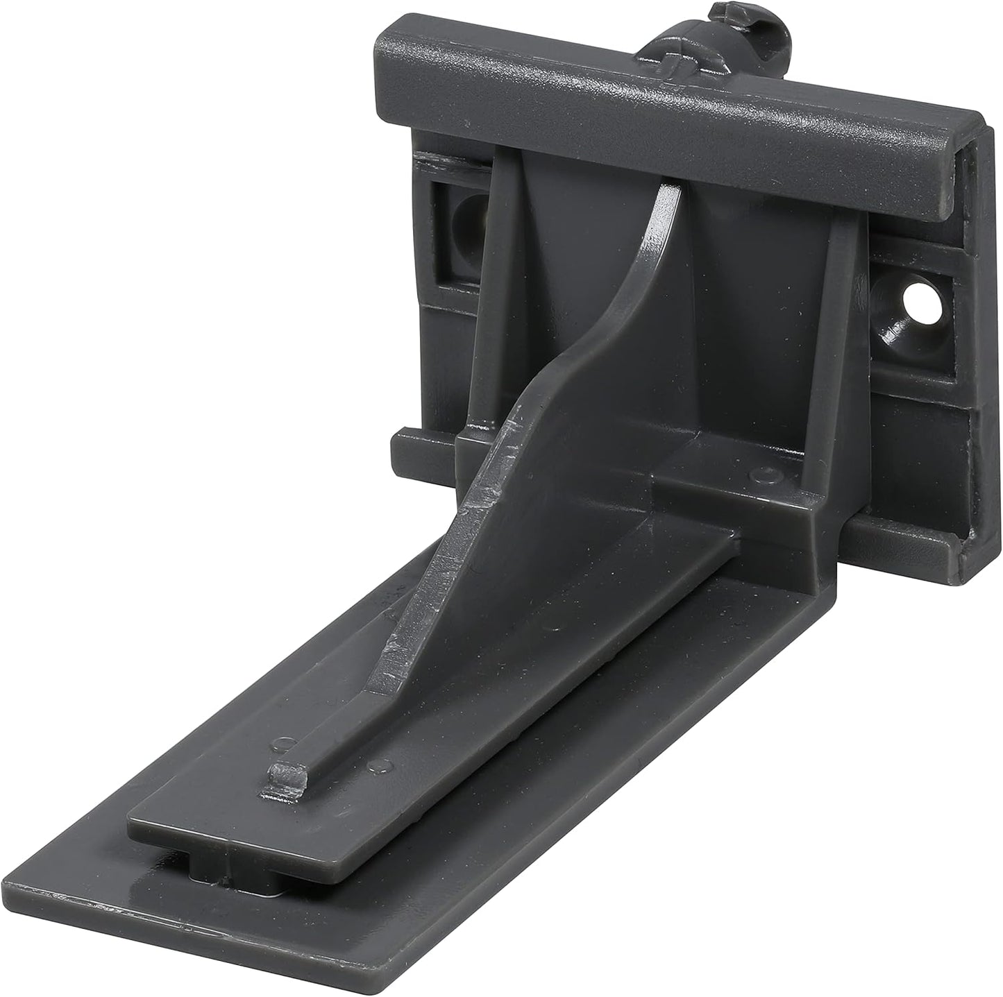 2 Pack Grey Heavy Duty DTC Rear Mounting Brackets for Undermount Drawer Glides - Fits 12", 15", 18", 21" Lengths - WildKart