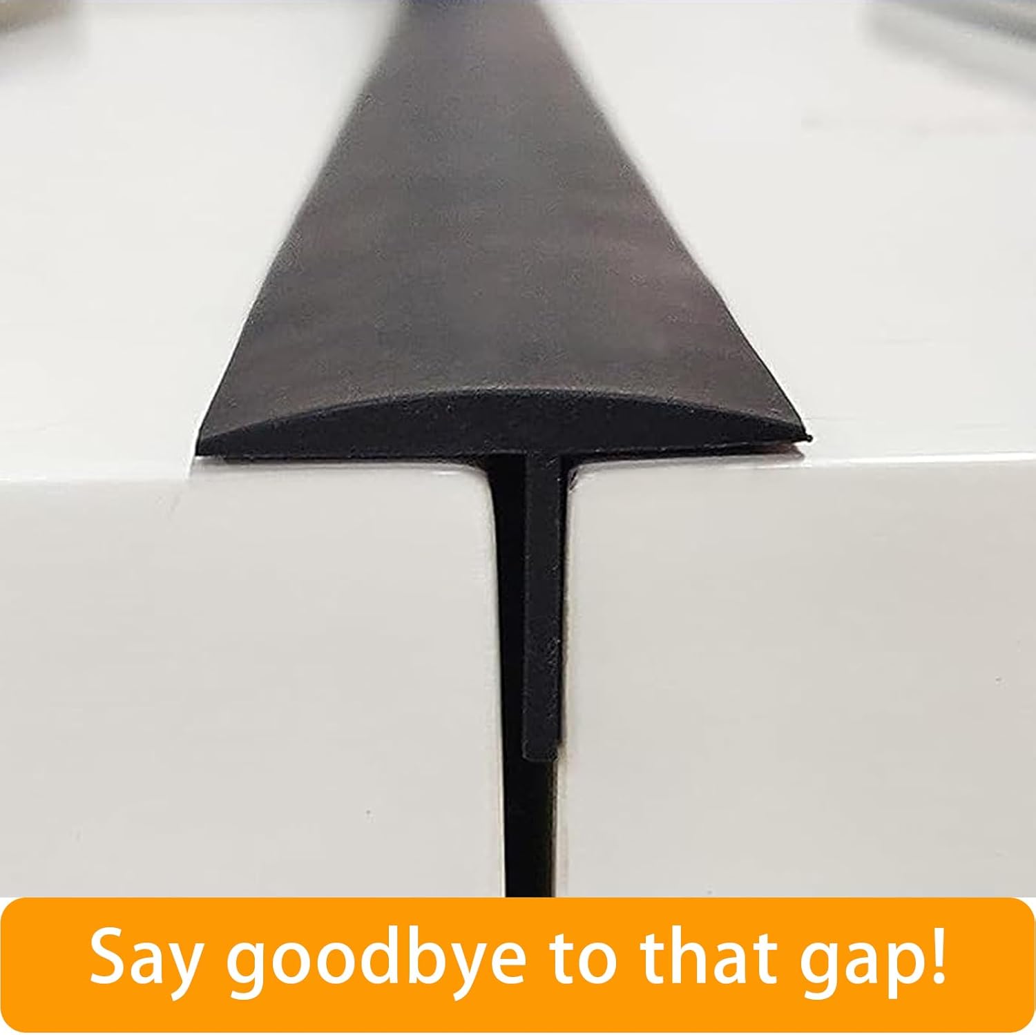2-Pack Heat Resistant Black Silicone Stove Gap Covers, 25 Inches, Easy to Clean