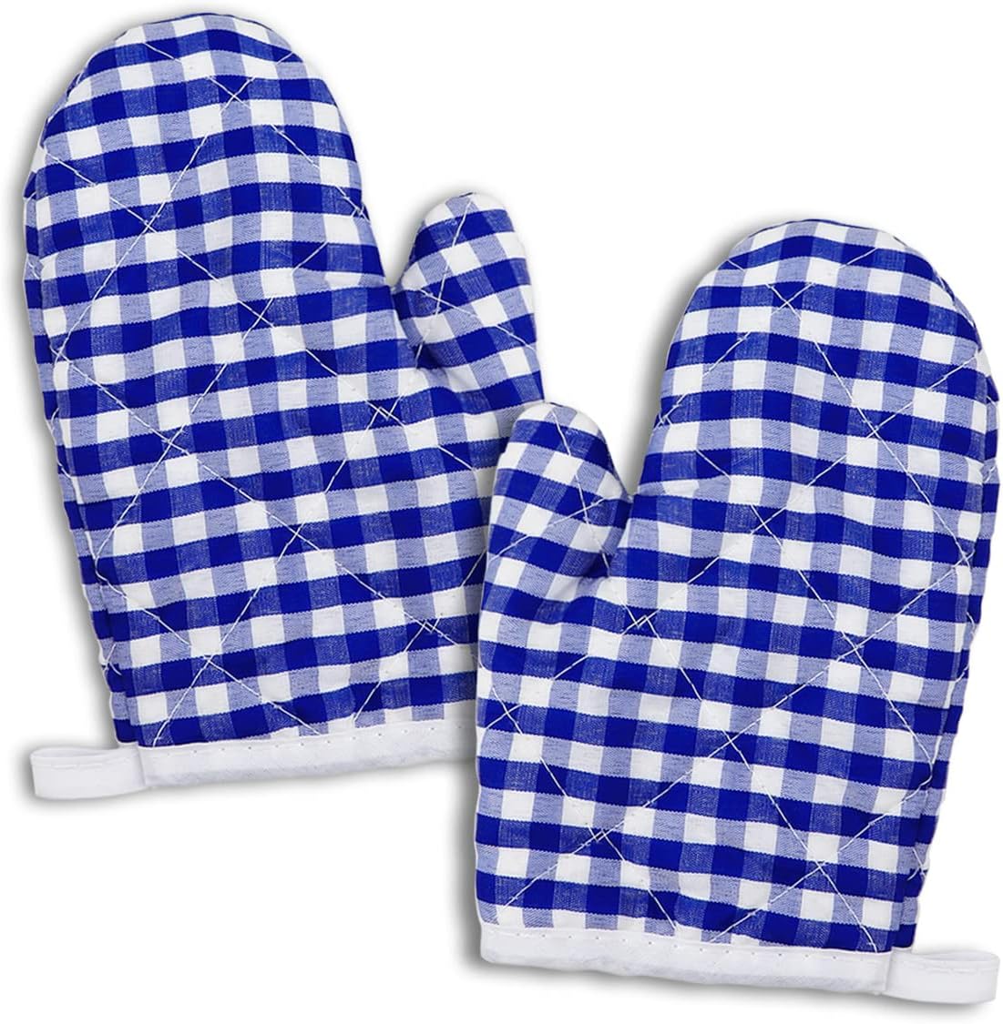 2 Pack Kids Oven Mitts for Cooking, Heat Resistant Mittens for Kitchen Play, Age 4-12, 7"x4.7" Size