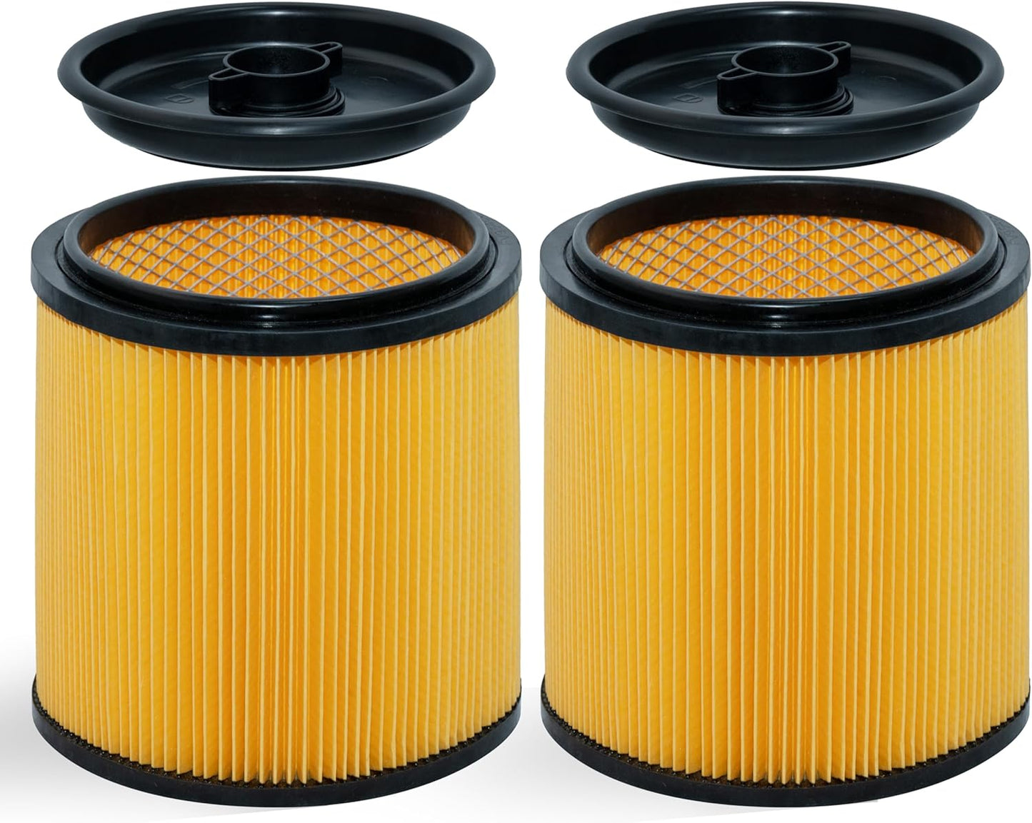 2-Pack LHARI Standard Cartridge Filter VCFS Compatible with Vacmaster & Hart Wet/Dry Vacs