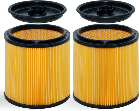 2-Pack LHARI Standard Cartridge Filter VCFS Compatible with Vacmaster & Hart Wet/Dry Vacs