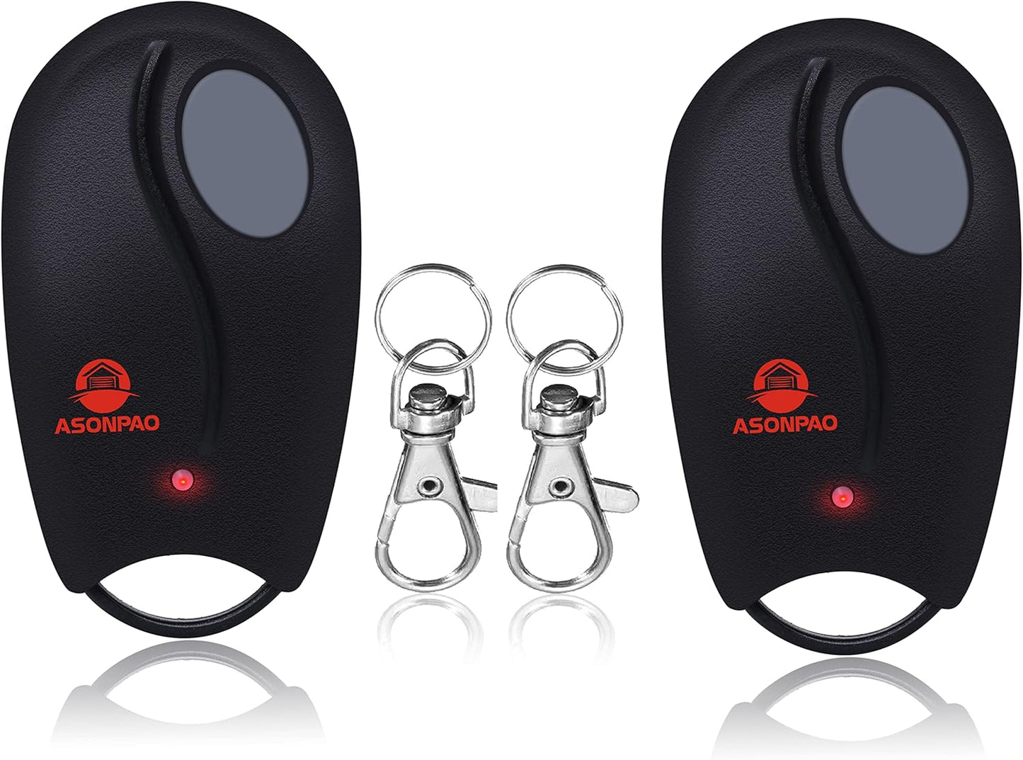2-Pack Linear Garage Door Opener Remote Megacode 318MHz - ASONPAO ACT-31B ACP00879 MCT-1 DNT00083 LD033 LD050 LS050 - Long Range, 3-Year Warranty, Lithium Battery