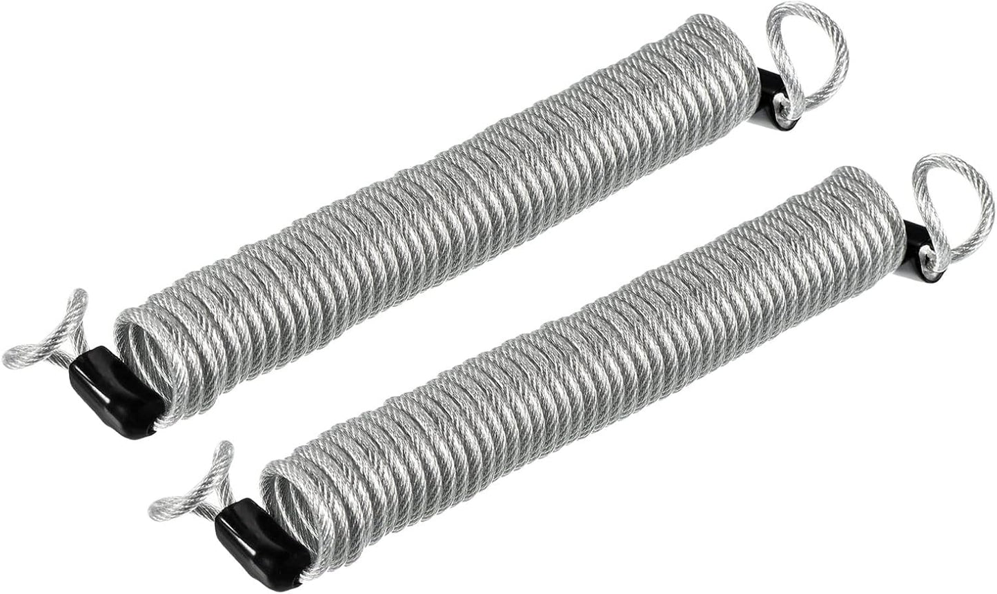 2 Pack of PATIKIL Security Steel Cable 2.5mm x 2.5m Coated Spring Wire Rope for Luggage Locks