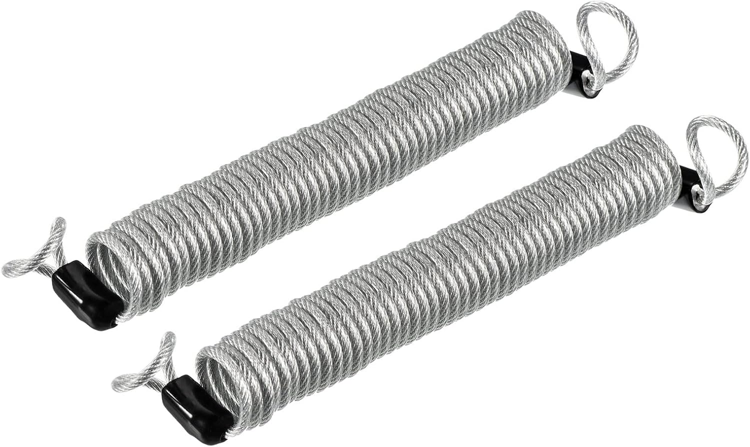 2 Pack of PATIKIL Security Steel Cable 2.5mm x 2.5m Coated Spring Wire Rope for Luggage Locks