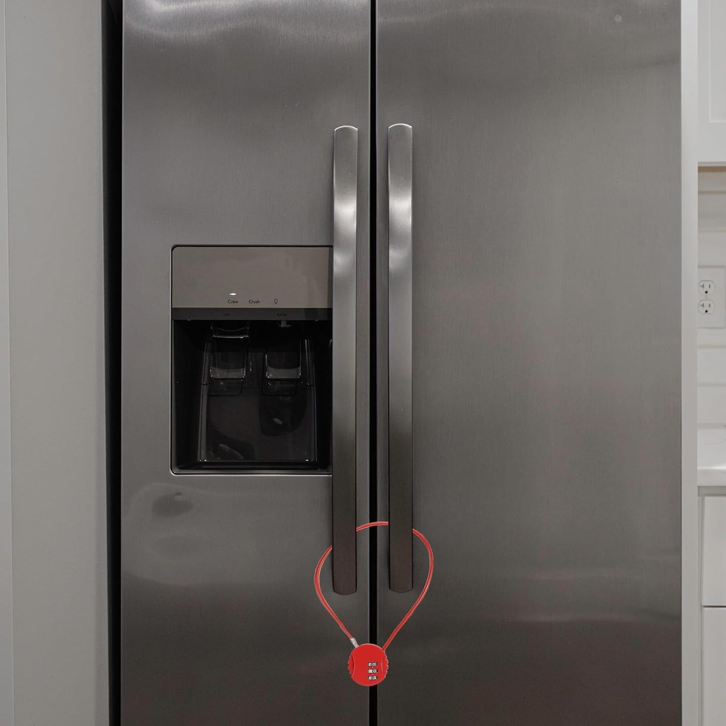 2 Pack PATIKIL Round Helmet Padlock Cable Lock with 3 Digit Combination for Bike Locker and Travel Luggage Security - Blue