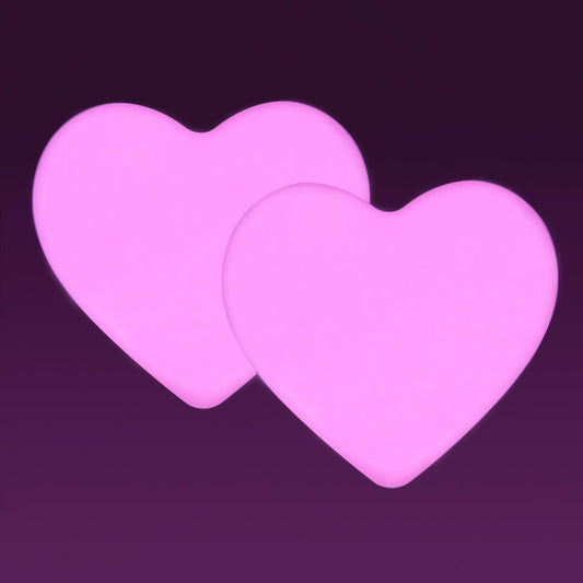 2 Pack Pink LED Night Lights for Kids, Cute Nightlight with Auto Dusk to Dawn Sensor - Ideal for Bedroom, Nursery, Bathroom, Hallway - INZU Night Lights Plug Into Wall