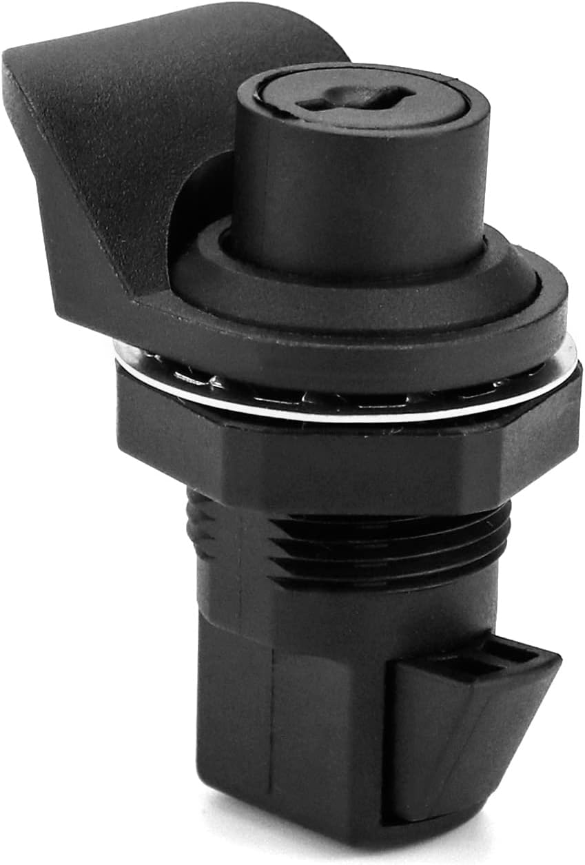 2 Pack Plastic Push Button Latch for Boat and Motorcycle Glove Box Locks by QWORK