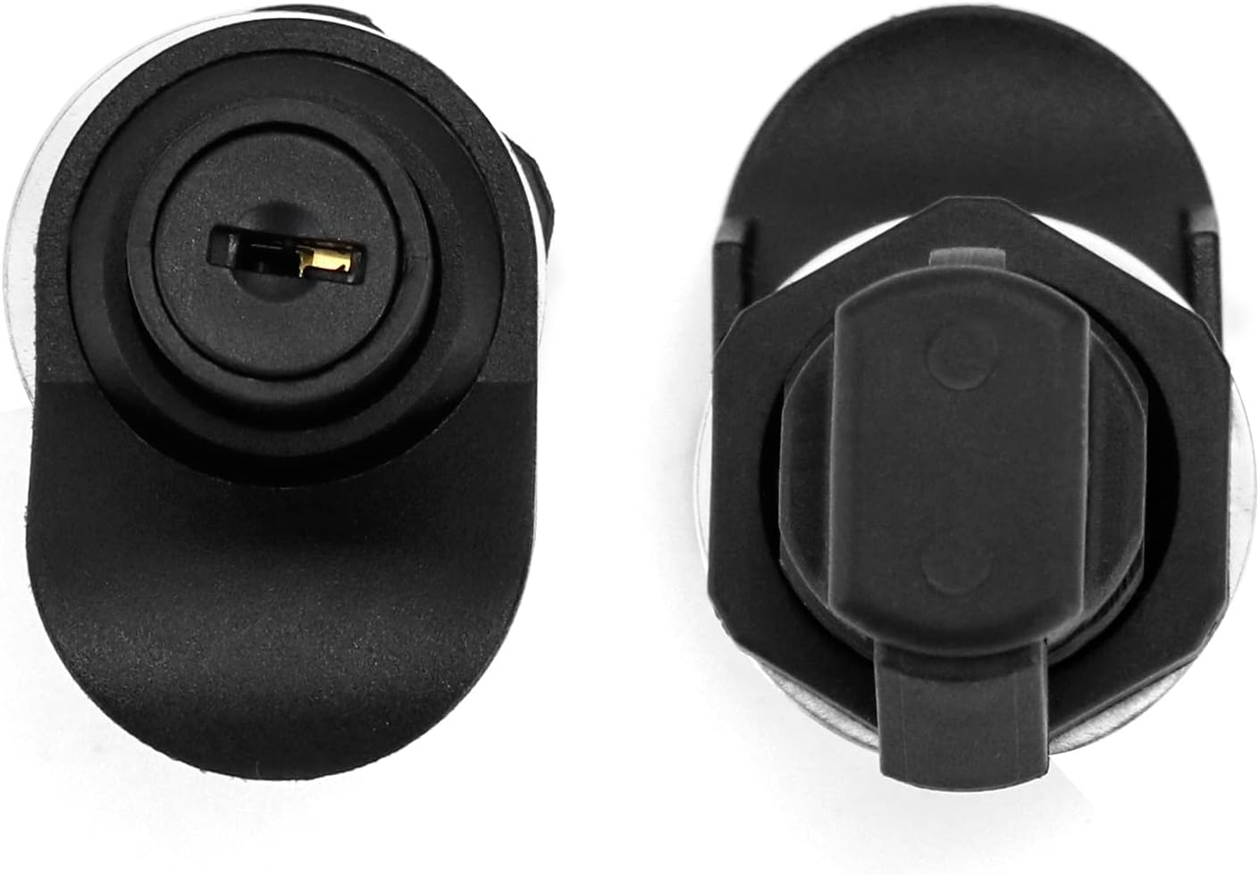 2 Pack Plastic Push Button Latch for Boat and Motorcycle Glove Box Locks by QWORK