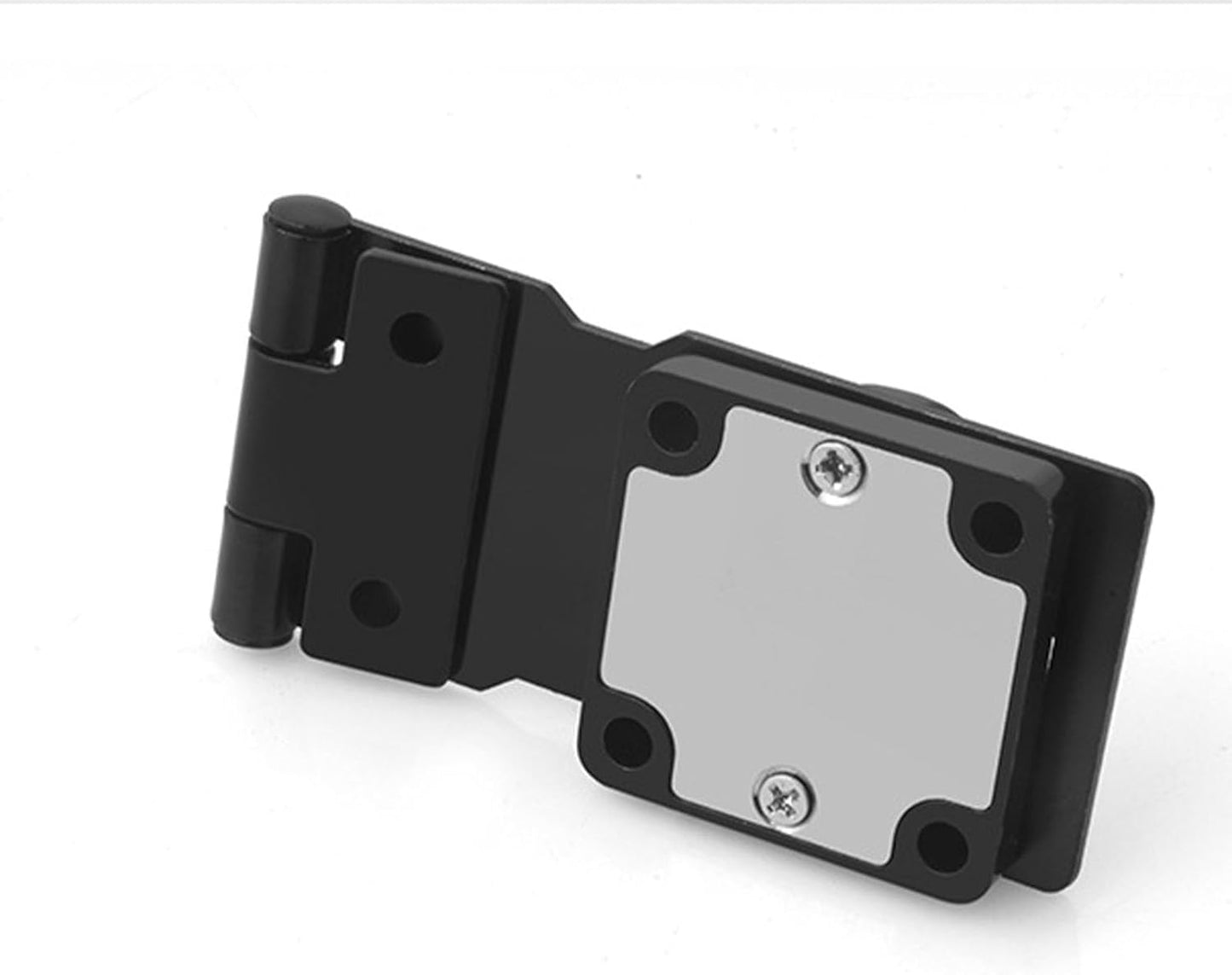 2 Pack Rotary Hasp Locks for Doors and Cabinets - Mechanical Sliding Bolt Latch for 180° Security Gate Locking on Closets, Fences, and Drawers