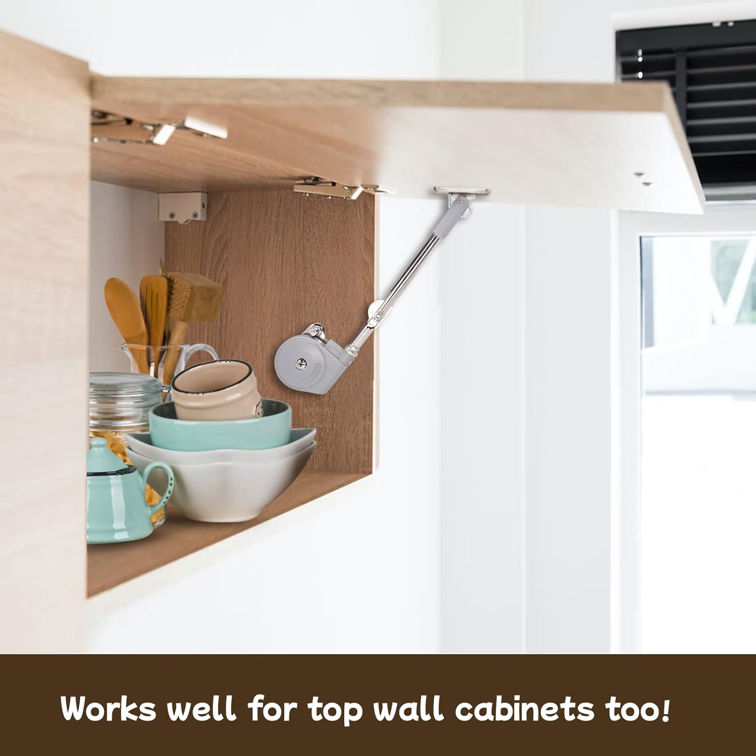 2 Pack Soft Close Hinges for Toy Boxes, Wooden Chests, Cedar Storage, Trunks, Benches - Tension Adjustable Cabinet Slow Close Hinges