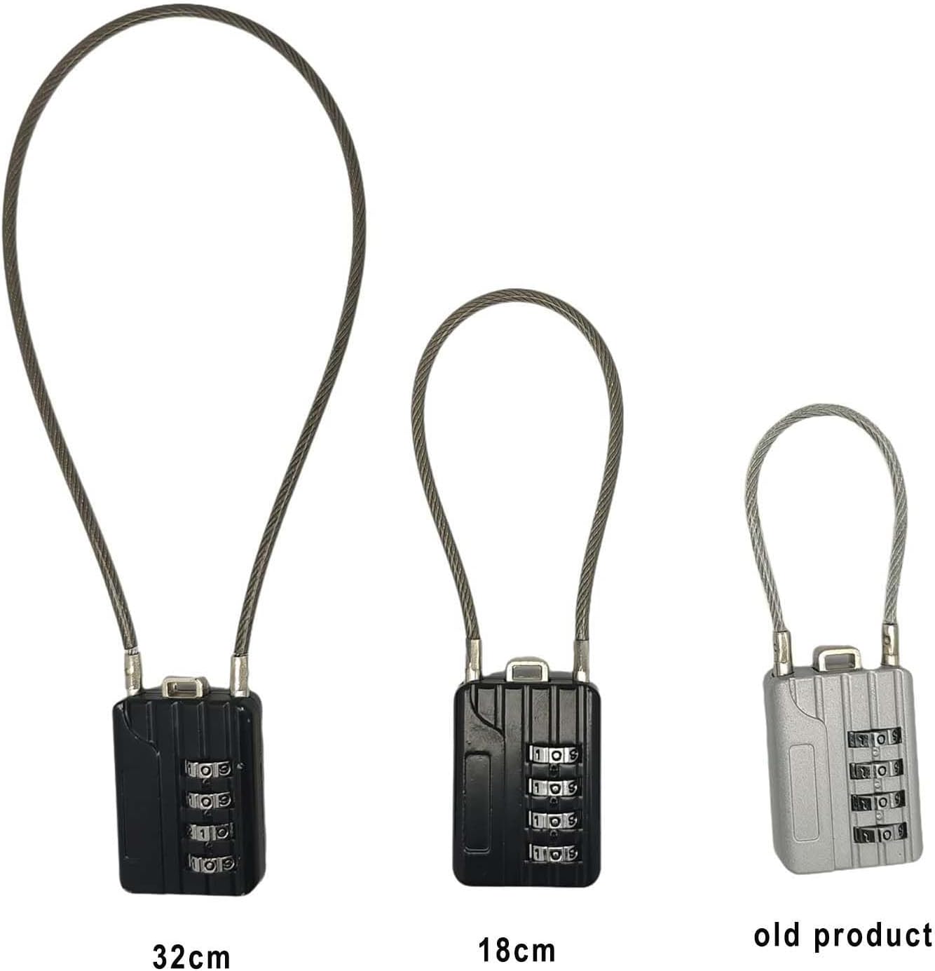 2-Pack Solid Brass Padlocks with Matching Keys and 4-Digit Combination Locks