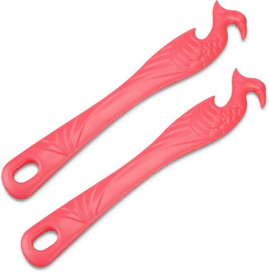 2-Pack ziHenryDa Oven Rack Push Pull Tool - 11 Inch Stick for Easy Oven Rack Pulling - Longer Handle for Oven, Air Fryer, Toaster Oven - Red (2 Count)