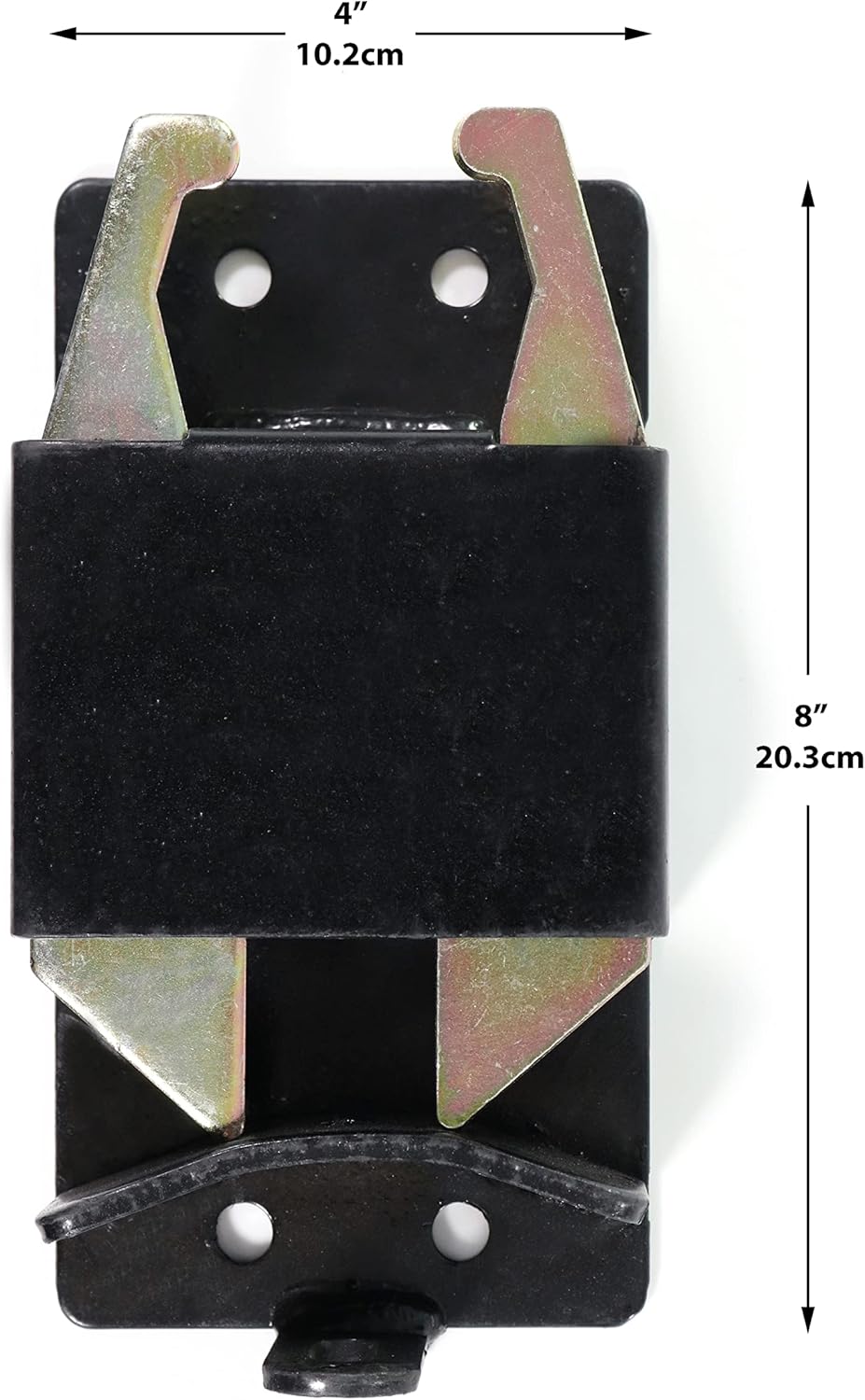2-Way Lockable Livestock Gate Latch - Opens in Both Directions - with Shims, Padlock and Instructions