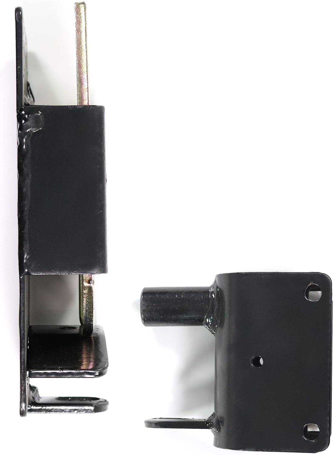 2-Way Lockable Livestock Gate Latch - Opens in Both Directions - with Shims, Padlock and Instructions