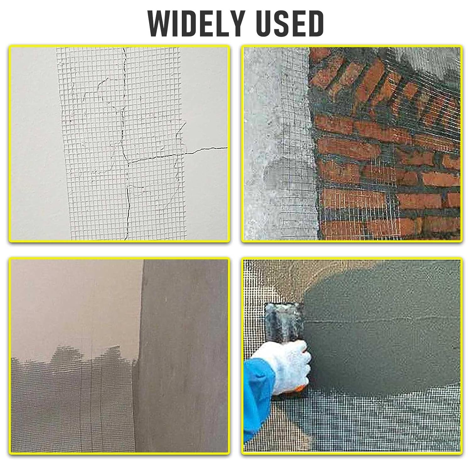 2" x 150 Feet Self-Adhesive Fiberglass Drywall Joint Tape for Wall Cracks & Seam Patching