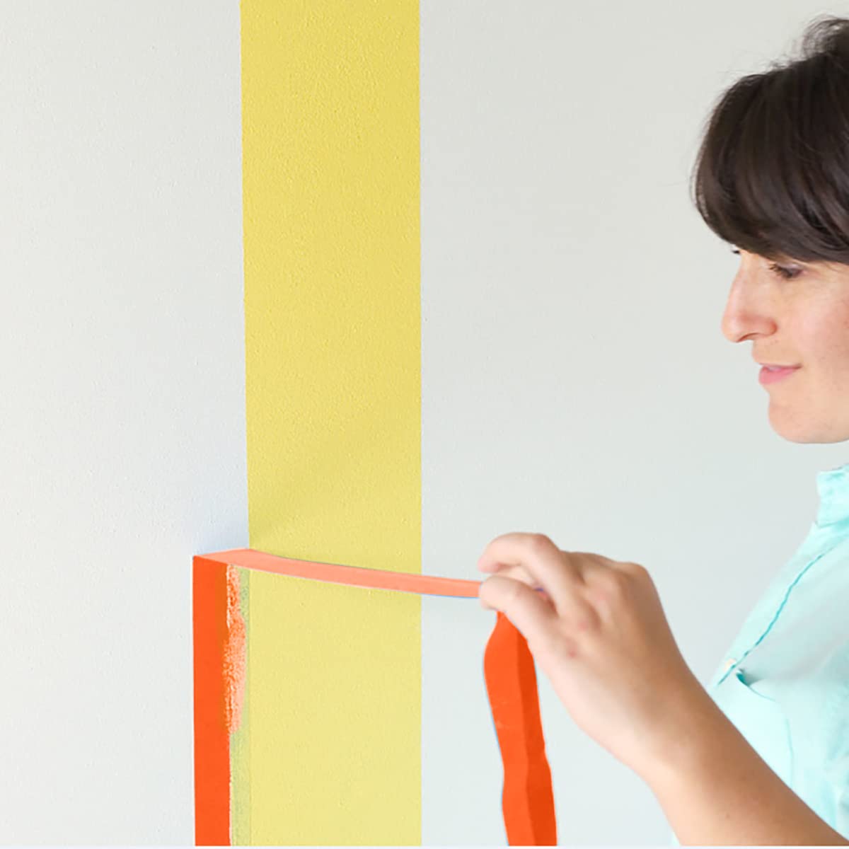 2" x 60 Yards Medium Adhesive Orange Painters Tape for Painting, Labeling, DIY Crafting - KIWIHUB Masking Tape for Decoration & School